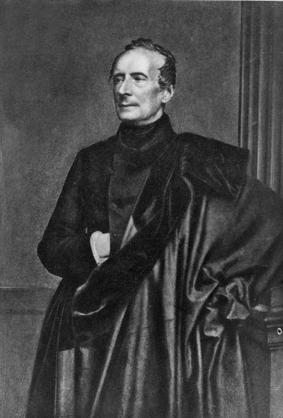 Alphonse de Lamartine a los 70 años de French School